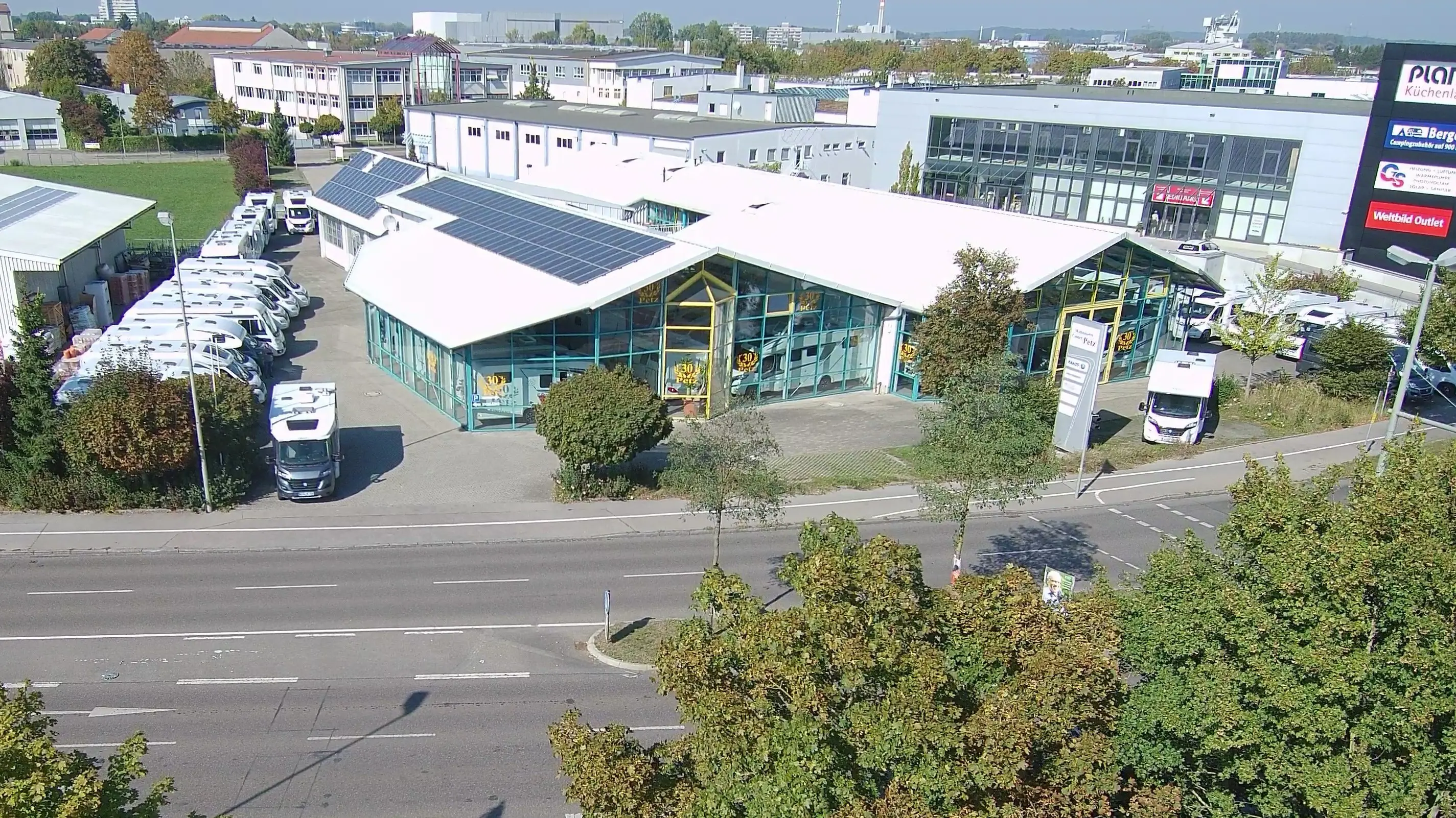 Drone picture of the branch